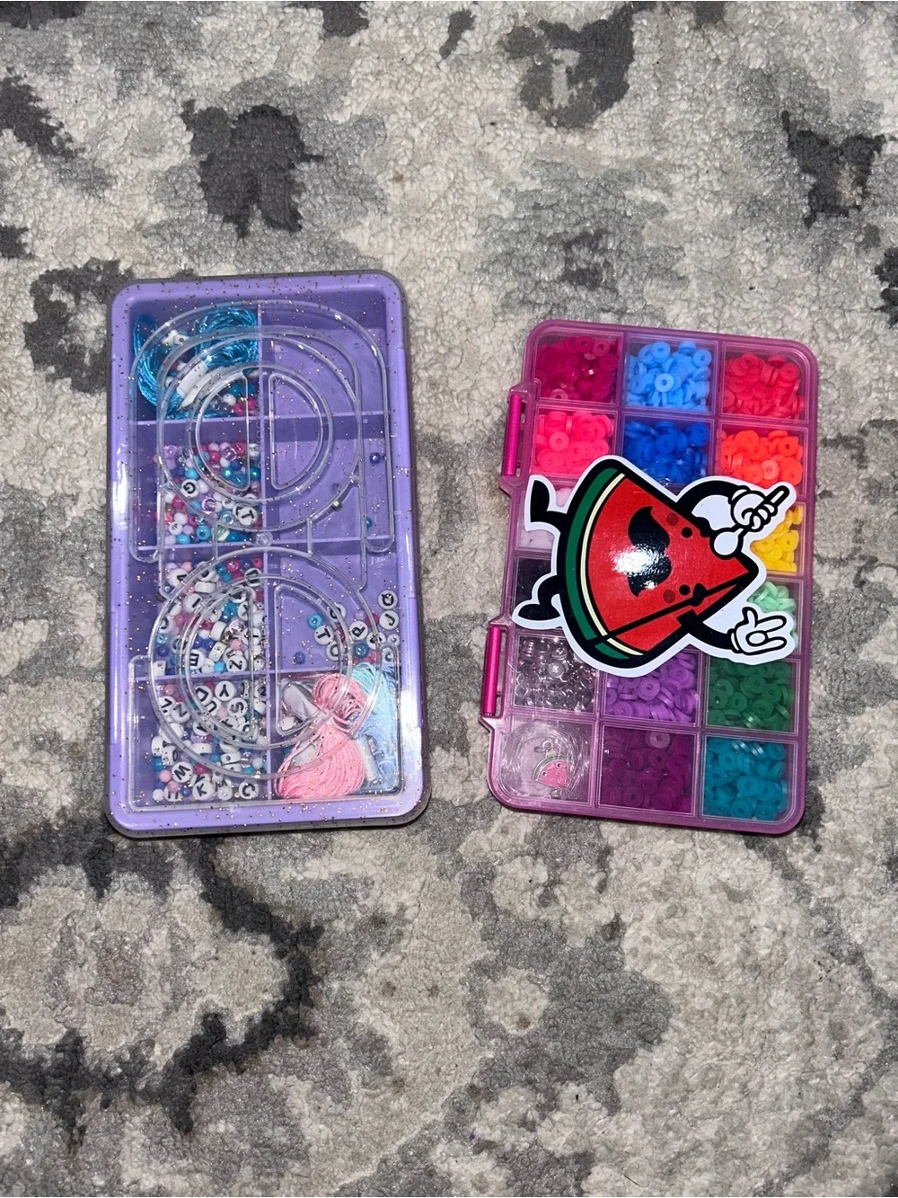 Kids Bead Craft Kit - Purple and Pink Jewelry Maker